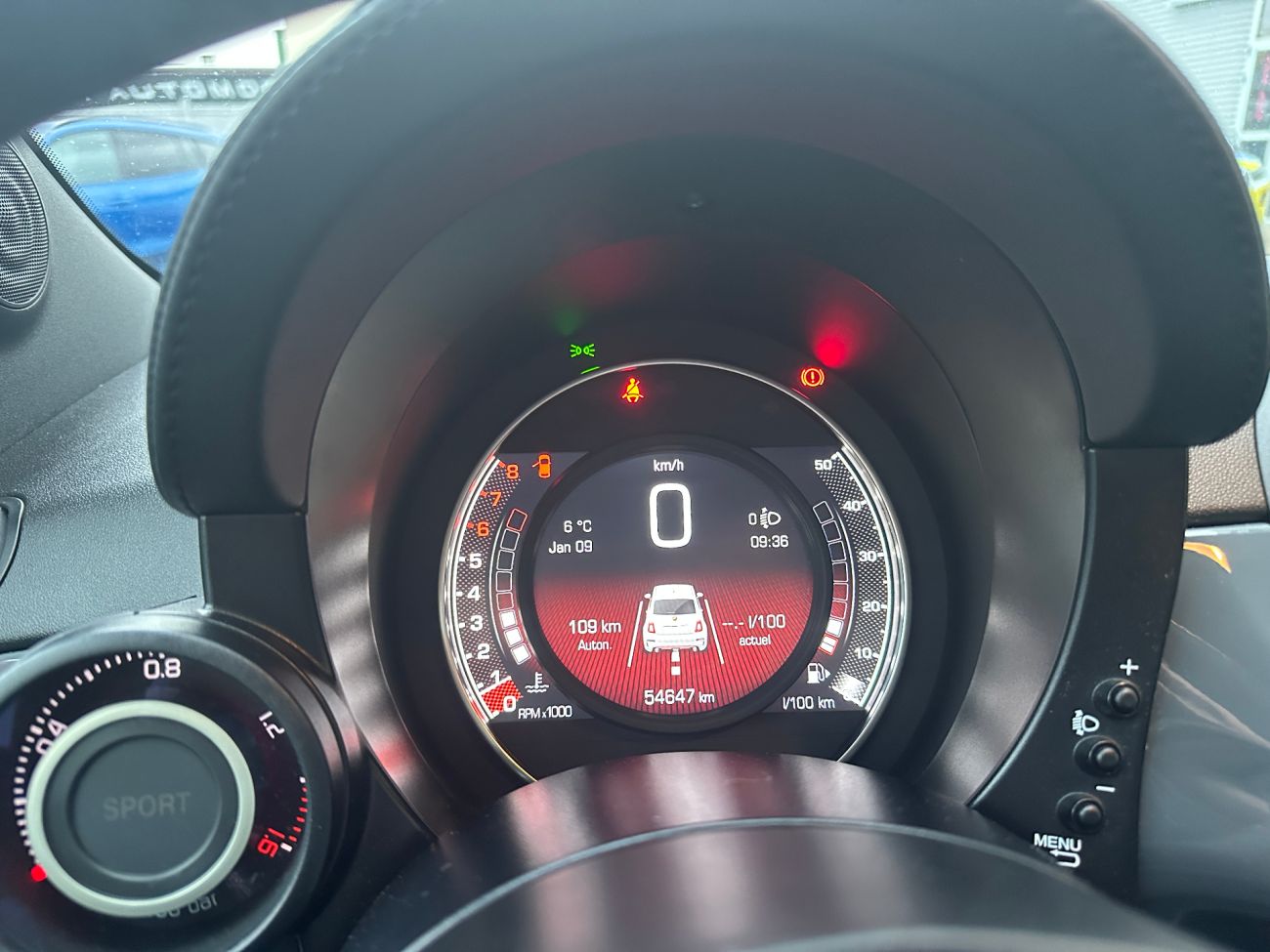 Mandataire ABARTH 595 E6D TEMP 1.4 Turbo 16V T-Jet 145 ch BVM5 ligne Monza